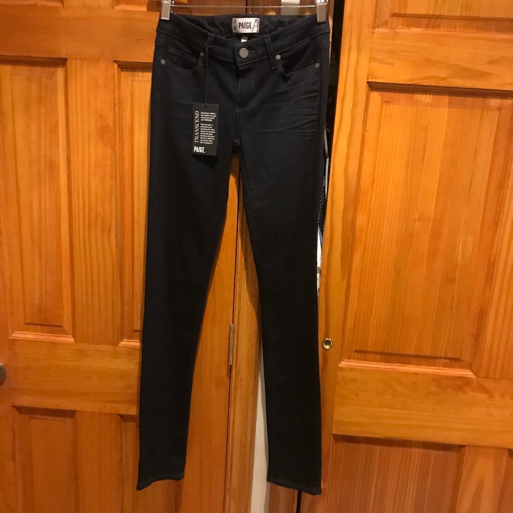 NWT Paige Skinny Jeans Transcend sz 24